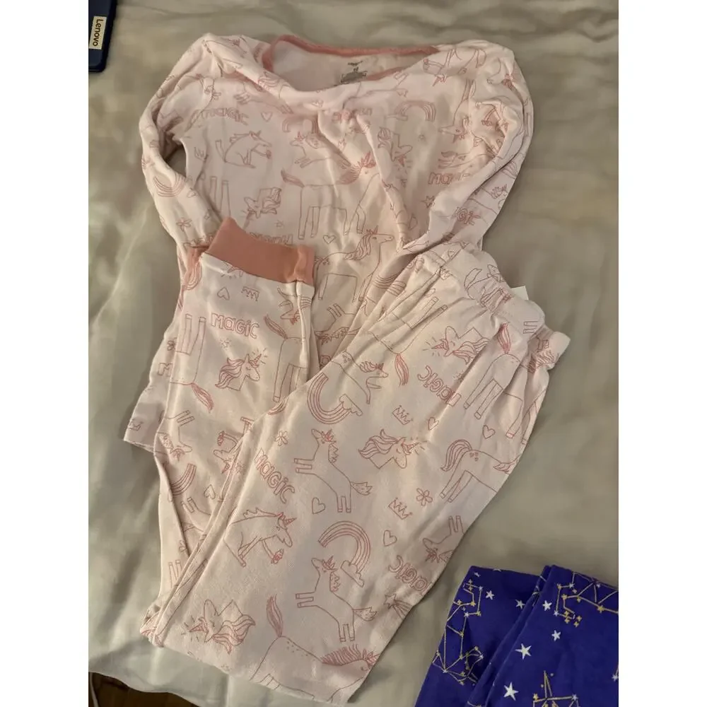 Carter's Unicorn pajamas bundle size 10